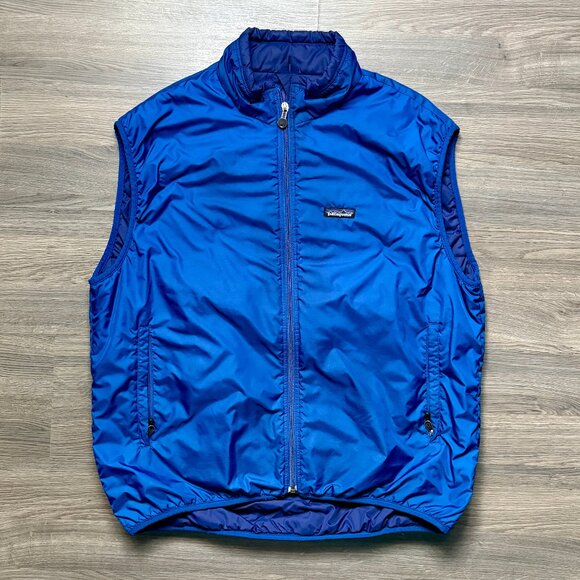 *Vintage Patagonia Men’s Puffball Vest - Blue - Picture 1 of 6